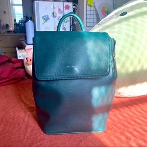 Matt and Nat Faux Leather Green Backpack